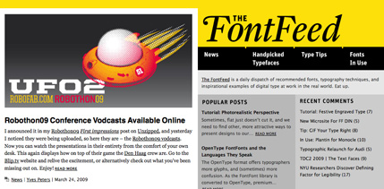 The FontFeed