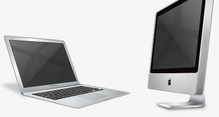 MacBook Air and iMac 