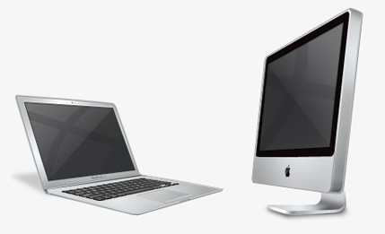 MacBook Air and iMac
