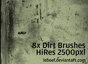 High Res Dirt Brush Set