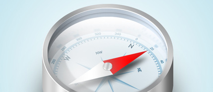Design a Detailed Compass Icon in Photoshop