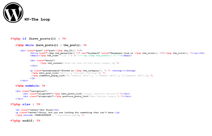 WordPress Loop