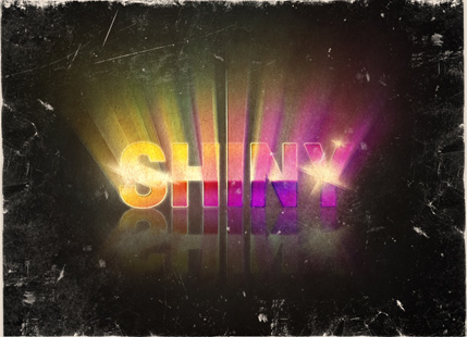 FINISH1 Thiết Kế Chữ SHINY Retro Mới trong Photoshop   thiết kế web