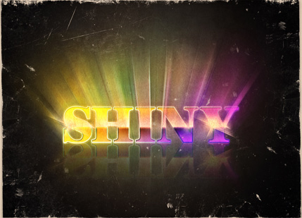 FINISH3 Thiết Kế Chữ SHINY Retro Mới trong Photoshop   thiết kế web
