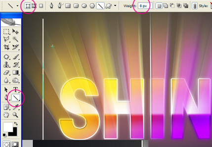 Step10 Thiết Kế Chữ SHINY Retro Mới trong Photoshop   thiết kế web