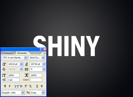 Step3a Thiết Kế Chữ SHINY Retro Mới trong Photoshop   thiết kế web