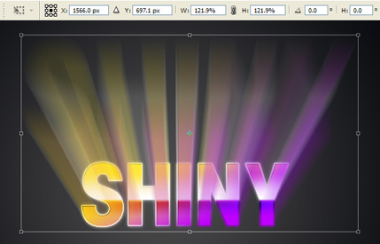 Step7a Thiết Kế Chữ SHINY Retro Mới trong Photoshop   thiết kế web