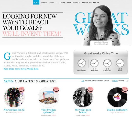 minimal web design
