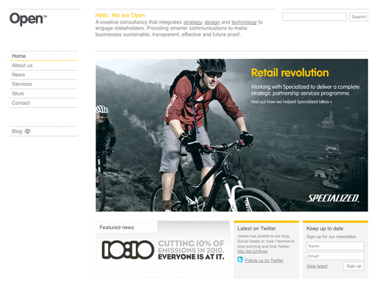 minimal web design