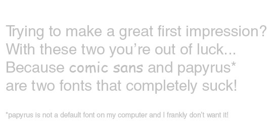 web typography
