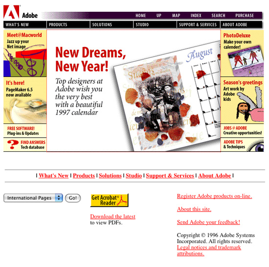 web design evolution