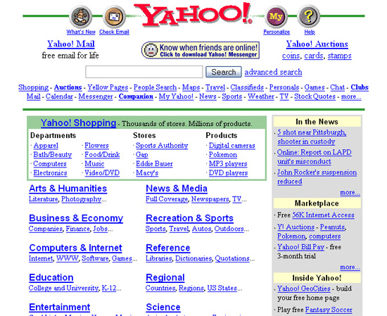 web design evolution