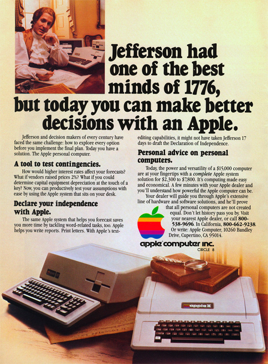 vintage apple advertisements
