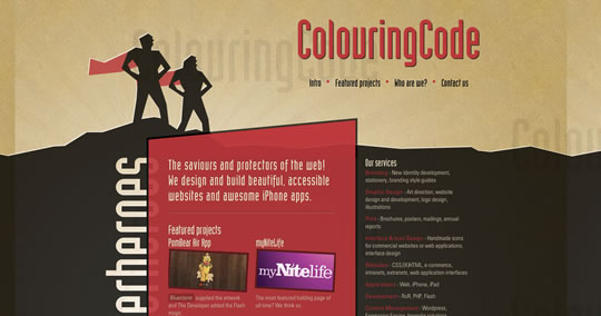 50个漂亮的棕色风格网页设计作品欣赏