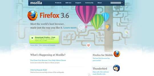 漂亮的蓝色风格网页设计作品