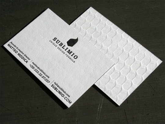 clean business cards