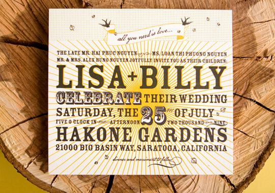 letterpress invitations