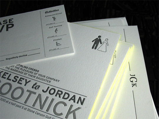 letterpress invitations