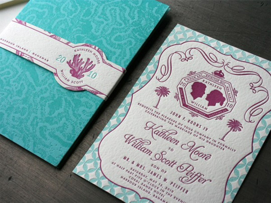 letterpress invitations