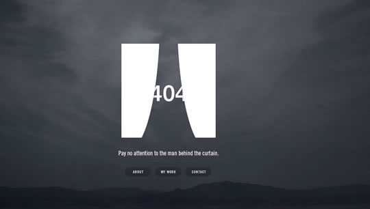 40个非常有创意的404页面设计作品