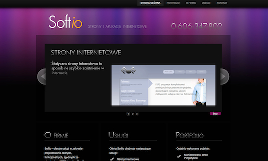 35个漂亮的紫色风格网页设计作品欣赏