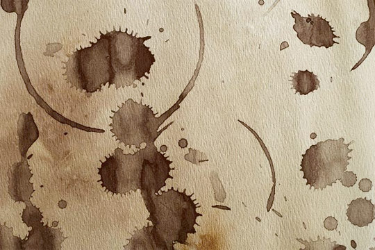 coffee stain brushes