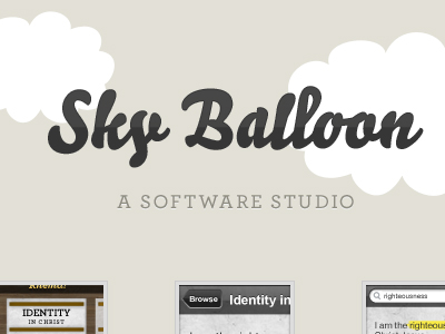 20 sky balloon site 35 Diseños de Dribbble