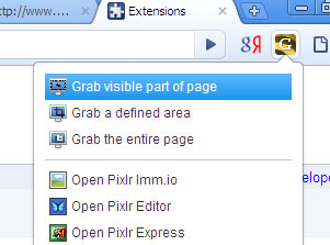 Pixlr Grabber