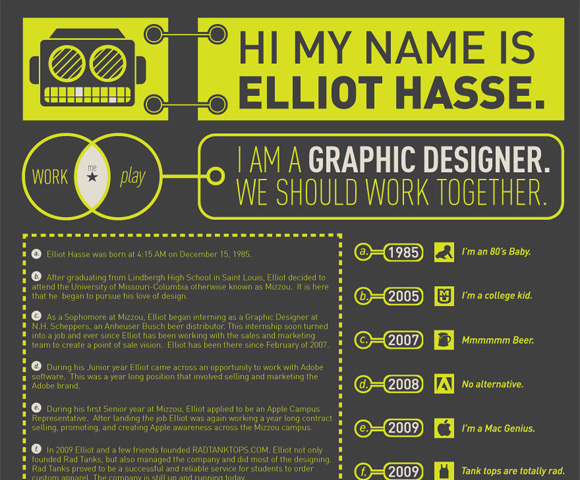 استئناف Infographic