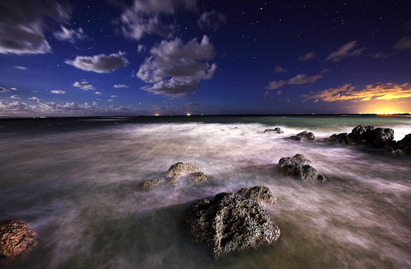 05 seascape photography mysterious lights Recopilación de treinta fotografías de vistas marinas