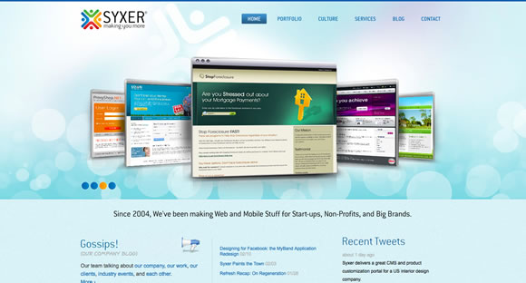 Websites with Screenshots