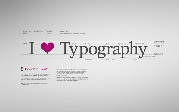 I Love Typography