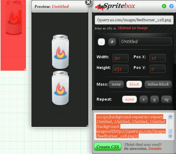 create 3d images online. This Online Sprite Box Tool can help you design your images into sprites 