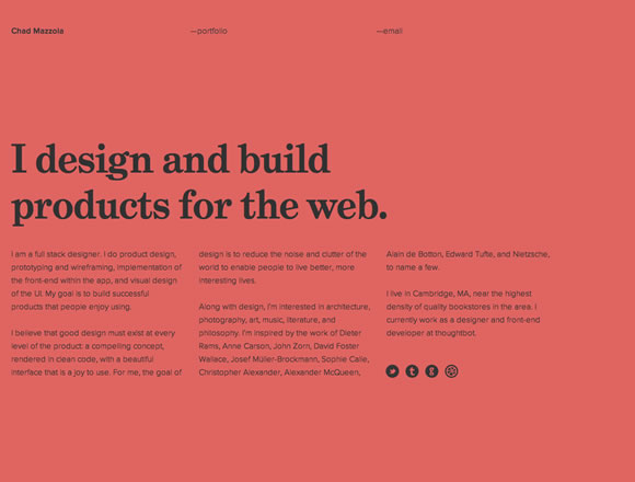 纯色背景在网页设计中应用的20佳优秀案例