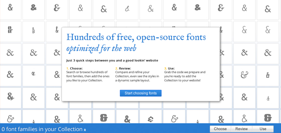 Google Web Fonts - Dynamic CSS Typography