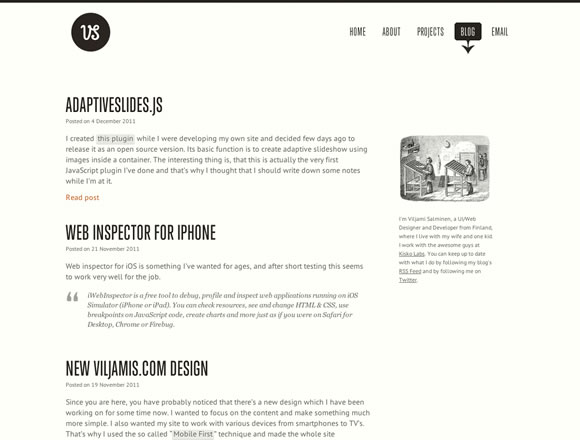 Inspiring Blog Designs