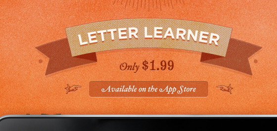 Letter Learner App for iPhone and iPad