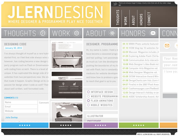 Inspiring Single Page Layouts