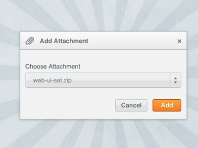 clean orange window design psd
