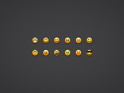 freebie emoticon smilies set png