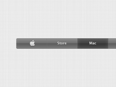 apple navigation bar website freebie download psd