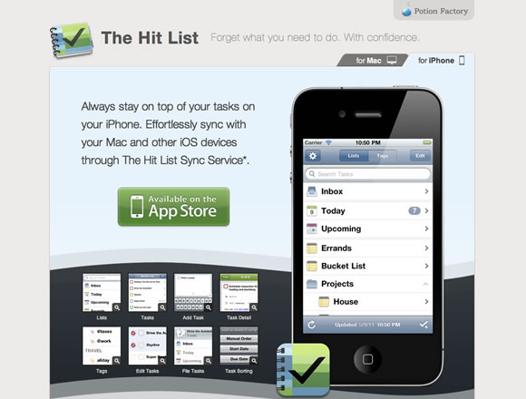 Inspiring iPhone and iPad App Websites