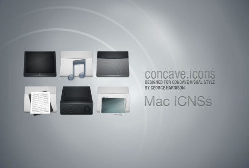 Concave Mac Icons