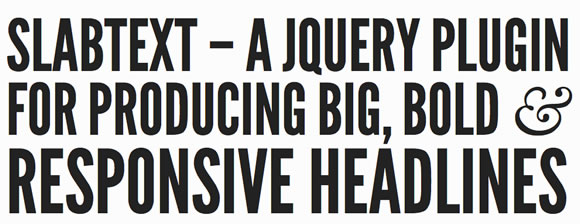 8 jQuery Plugins for Typography