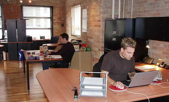 Startup office web design team - featured image