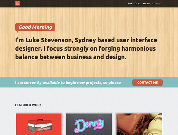 Web page design inspiration