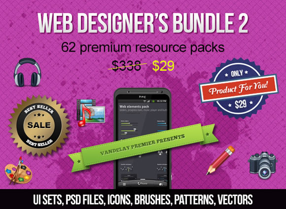Vandelay Design Giveaway - 10 Web Designer’s Bundles