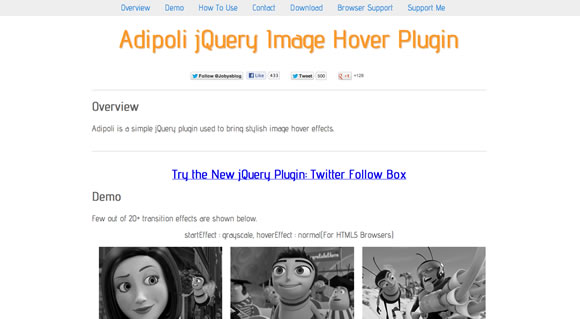 10 jQuery Plugins that Will Make your Live Easier