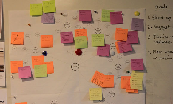 whiteboard sticky notes icons design