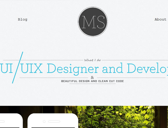 Freelance design portfolio for Marion Serenio